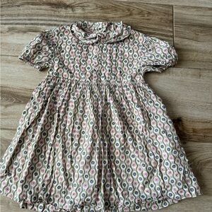 Green and Pink Boden Dress